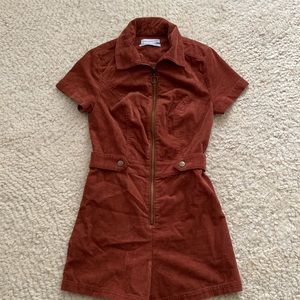 Urban Outfitters XS corduroy shorts jumper. Only worn once.